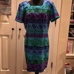 Size 10p Sag Harbor midi ss dress